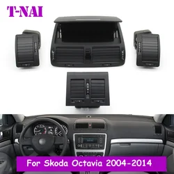 Car Front Rear Air Vent AC Vent Grille Assembly For Skoda Octavia 2 A5 MK2 RS 2004-2014 YETI 2010-2017 1ZD819701 1ZD819702