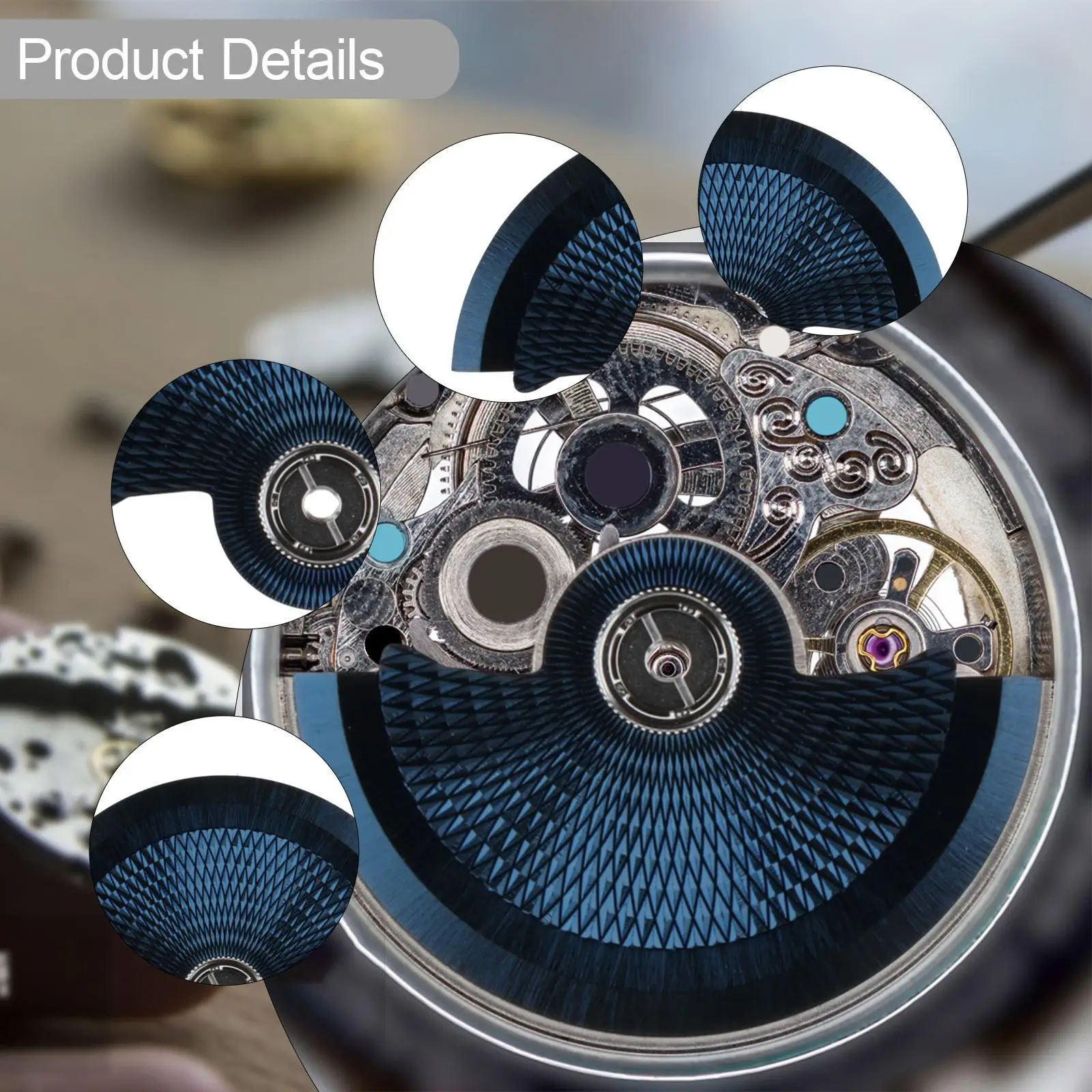 Automatic Hammer Rotor Accessory Heavy Duty Repair Tool for NH35 NH39 NH38 NH34 7S36 Durable Portable Maintenance Parts