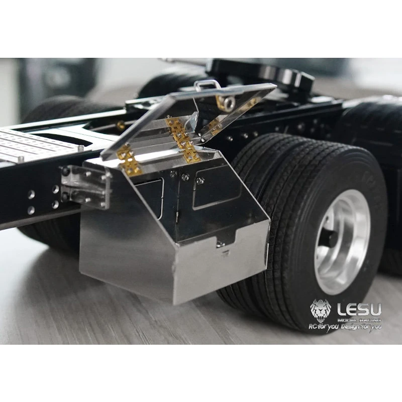 LESU Modell für 1/14 DIY Tamiya Metall-Werkzeugkasten Traktor-LKW-Kipper RC-Modell Ersatzteile Outdoor-Spielzeug TH08076 RC-Zubehör – Detail 3