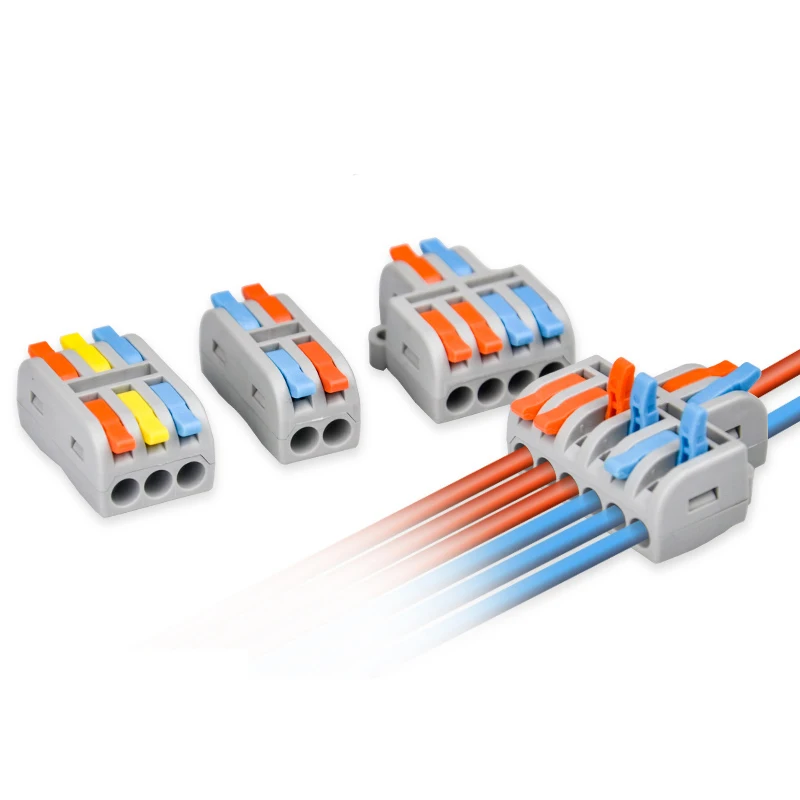 Mini Quick Wire Connector Universal Compact Wiring Splicing Conector Eletrico Lighting Push-in Multi Link Terminal Block