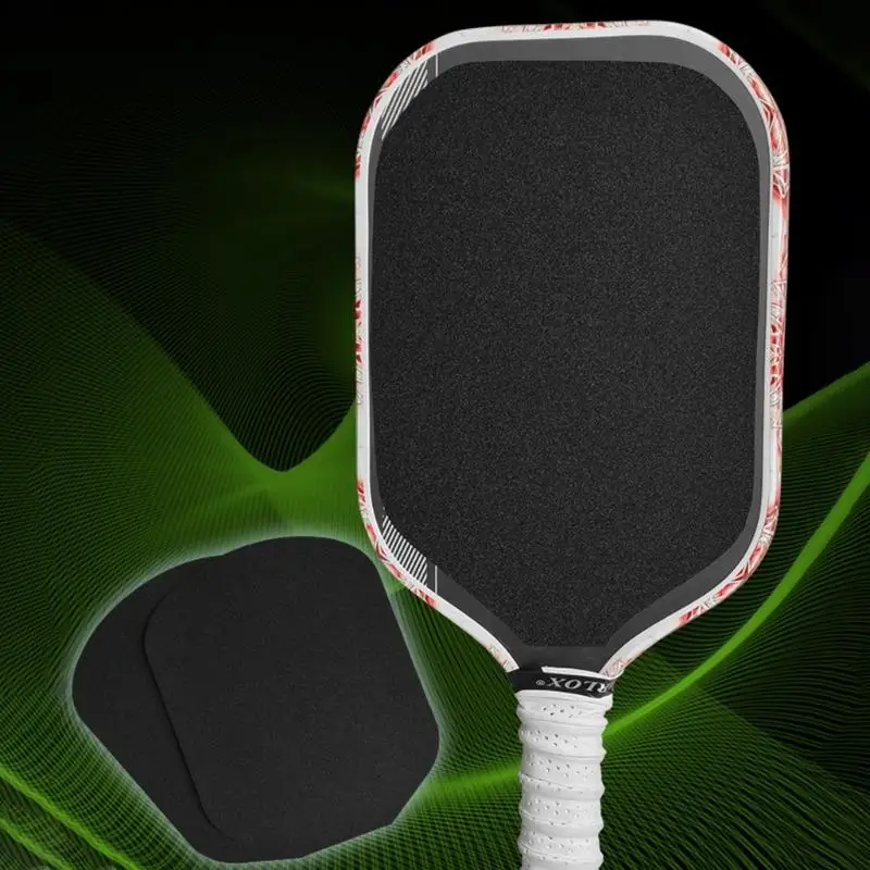 

2Pack Pickleballs Paddles Sandpaper Grip Tape Pickleballs Racket Sticker Shock Absorption Durability Protective Tape K1YF