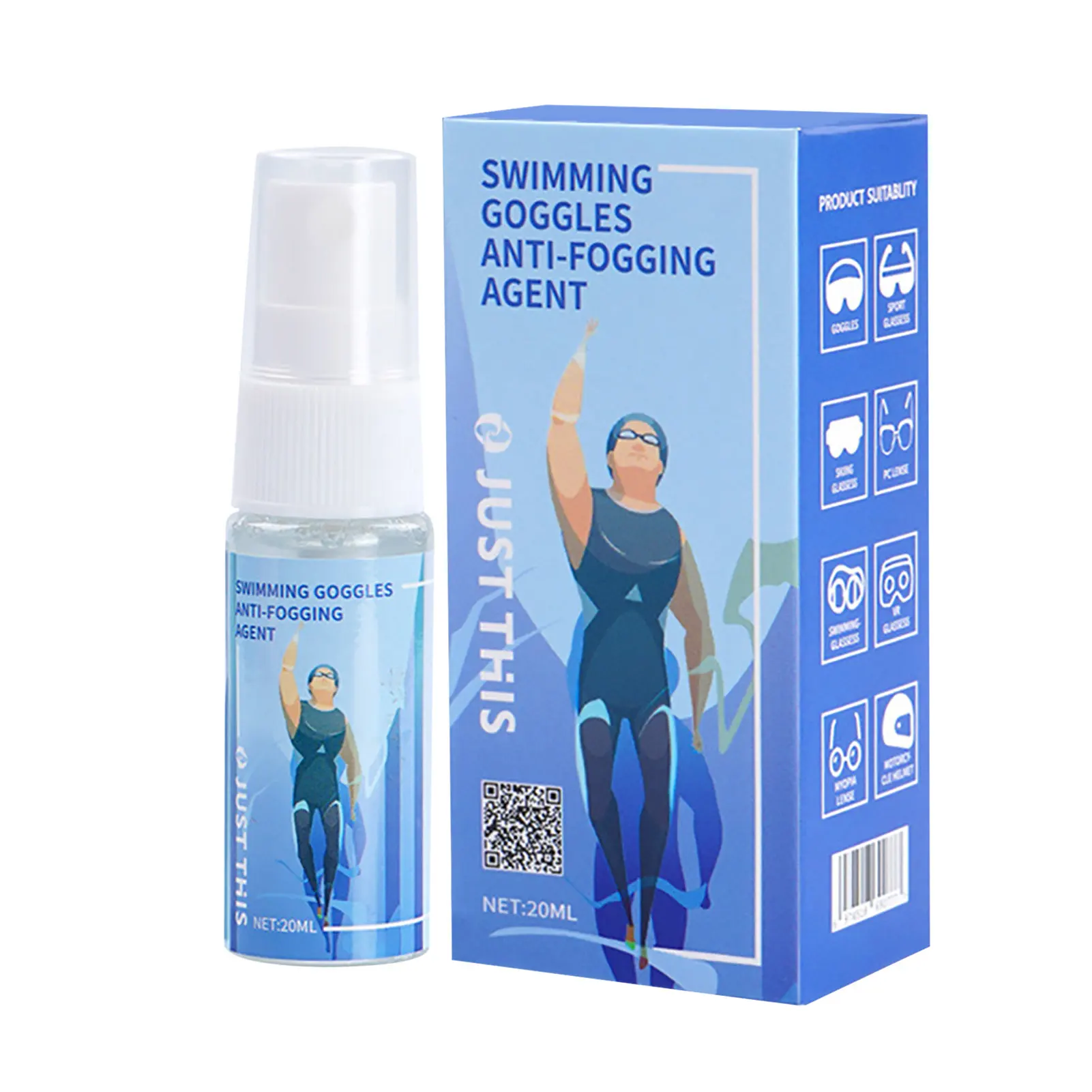 Anti Fog Spray For Goggles Swimming Glass Cleaner Defogger For Eye Glasses Goggles Sunglasses Mirror Antifog Prevents Lens Fog