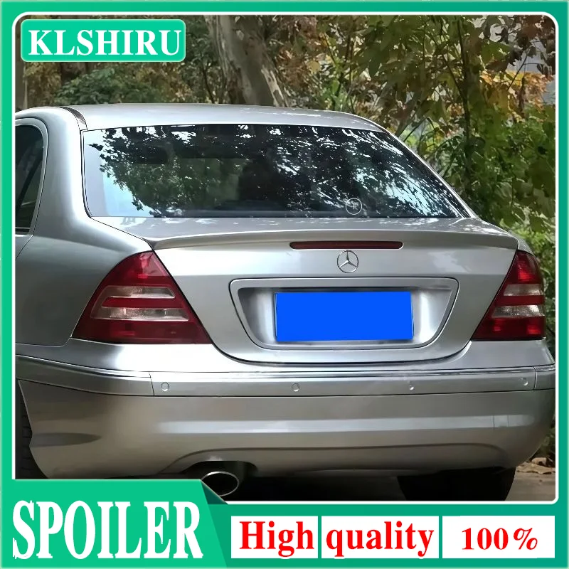 Spoiler na tylną klapę bagażnika, spoiler na tylną szybę, spoiler dachowy z tworzywa ABS do Mercedesa Klasy C W203 (2001-2006), akcesoria tuningowe, zestaw karoserii.