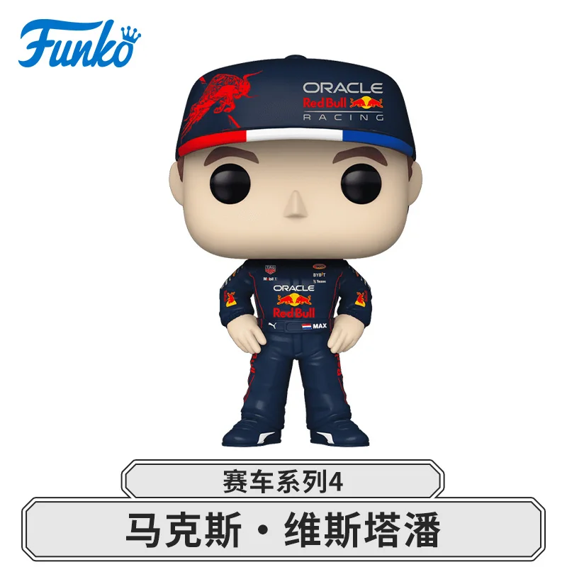

F1 Racing Car Funko Pop Sports Red Bull Racing Verstappen Senna Peripheral Figurines Ornaments Toy for Boys Gift Collectible