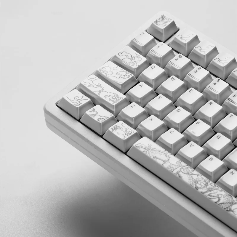 Womier Ceramic Keycaps Set Cherry Profile Longteng Sihai Customized Keycaps for Mechanical Keyboard Pc Gamer Accessories Gift