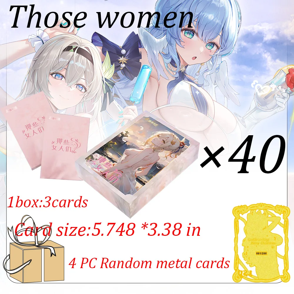 New Those Women card Goddess Story Collection Card Waifu Yae Miko Nami Hutao Booster Box Doujin Toys Gift