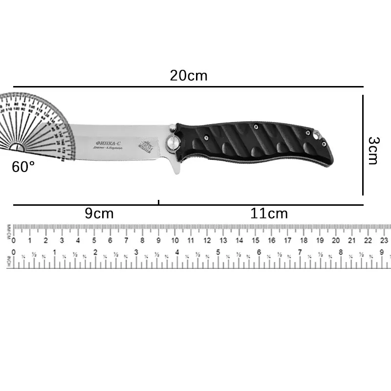 Outdoor folding knife multi-function high hardness outdoor folding knife camping with sharp fruit knife