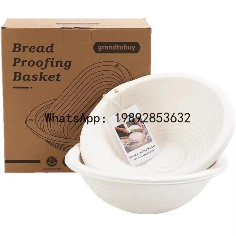 

PYJ Pulp Fermented Blue Baking Tool Set Country Style European Bread Fermentation Basket Set--3pcs