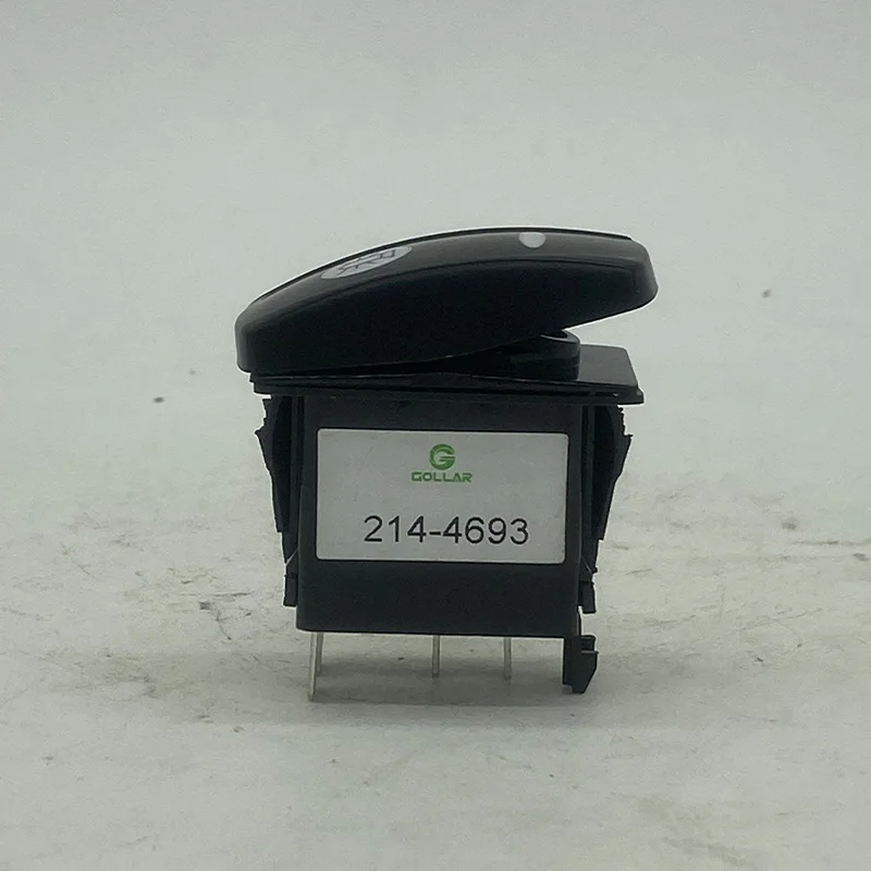 

214-4693 2144693 Rotating Warning Light Rocker Button Switch for Caterpillar Excavator Accessories Construction Machinery Parts
