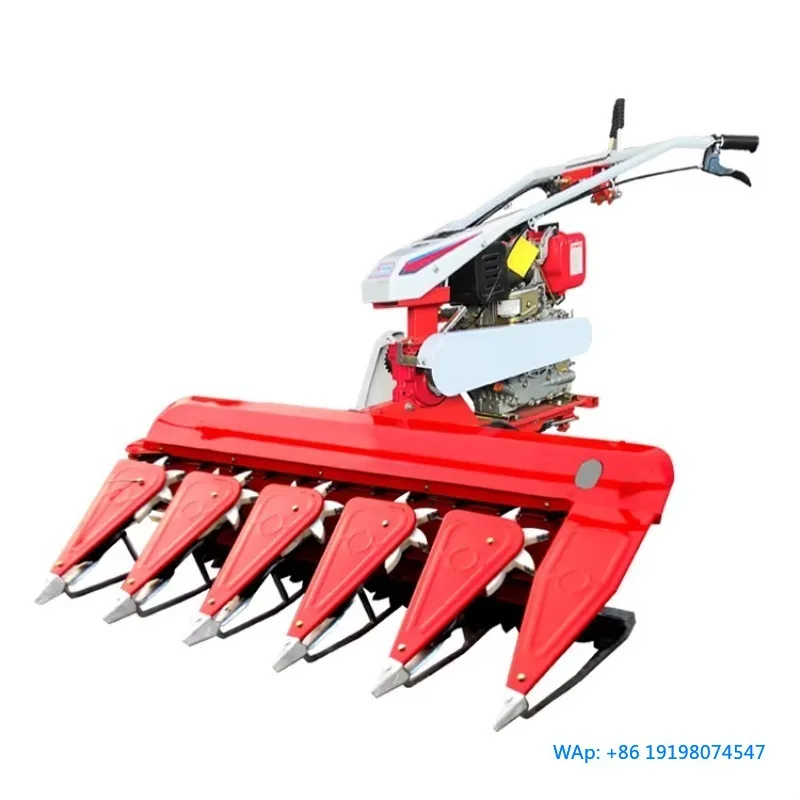

10HP Small Wheat Rice Harvester Mini Agricultural Harvester Farm Machinery High Productivity