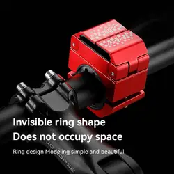 Ring Shape Bike Phone Holder Aluminum Alloy Invisible MTB Road Bicycle Cell Phone Mount Stand Cycling Navigation Bracket