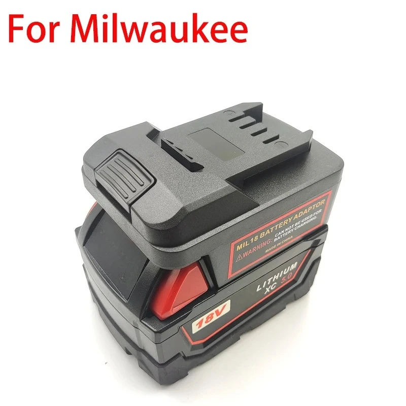 For Milwaukee 18V Lithium-ion Batteries for Parkside 20V Lithium Batteries Power Tools Electric Drills Battery Adapter Converter