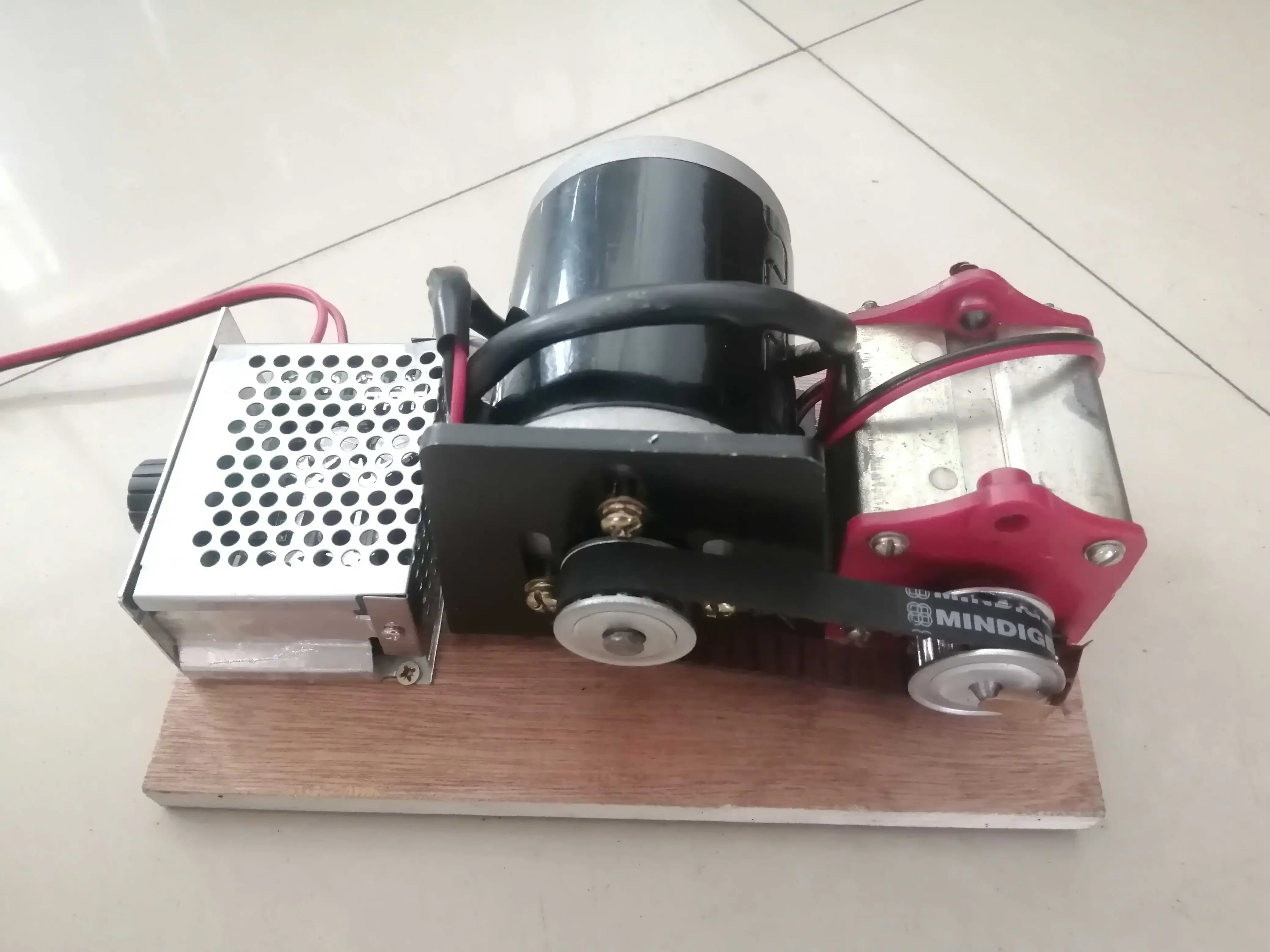 Magnet Telephone Motor Drive Generator Special Gearbox for  110V to 220v Volt Permanent Magnet AC Electric Model