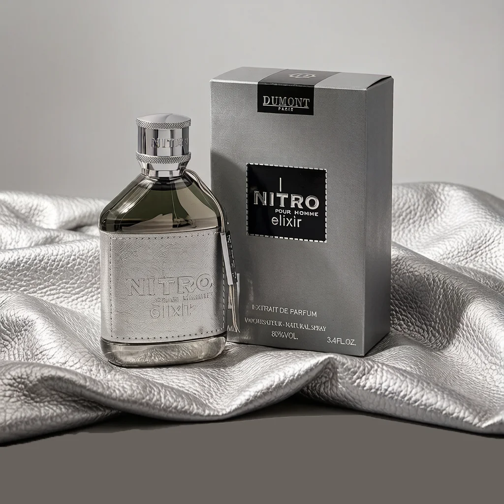 

Dumont Nitro Blue EDP 100ml, Woody Spicy Gourmand Men's Perfume, Patchouli Praline Chocolate Scent, Luxury Paris Fragrance