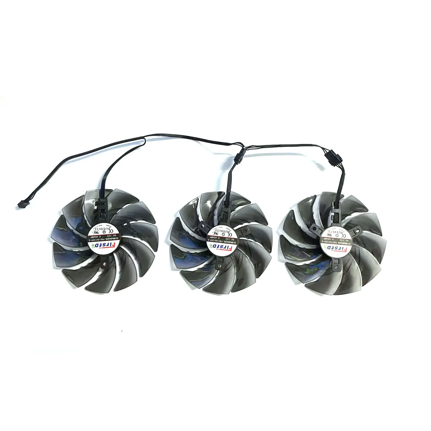 

95MM 4PIN FDC10U12S9-C RX 6900XT GPU Fan Suitable for ASRock Radeon RX 6950XT OCF 16G Graphics Card Cooling