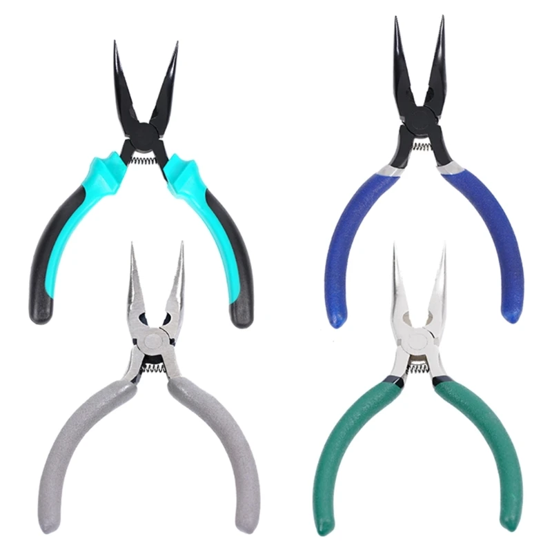 Handmade Jewelry Pliers Wire Cutter Long Curved Nose Plier Jewelry Accessories Dropship