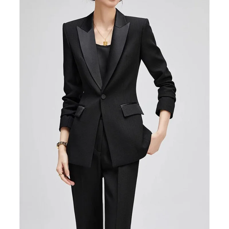 

Simple Atmospheric Female President Suit OL Style Light Luxury Business Professional Wear Commuter Fashion y2k 2025 new