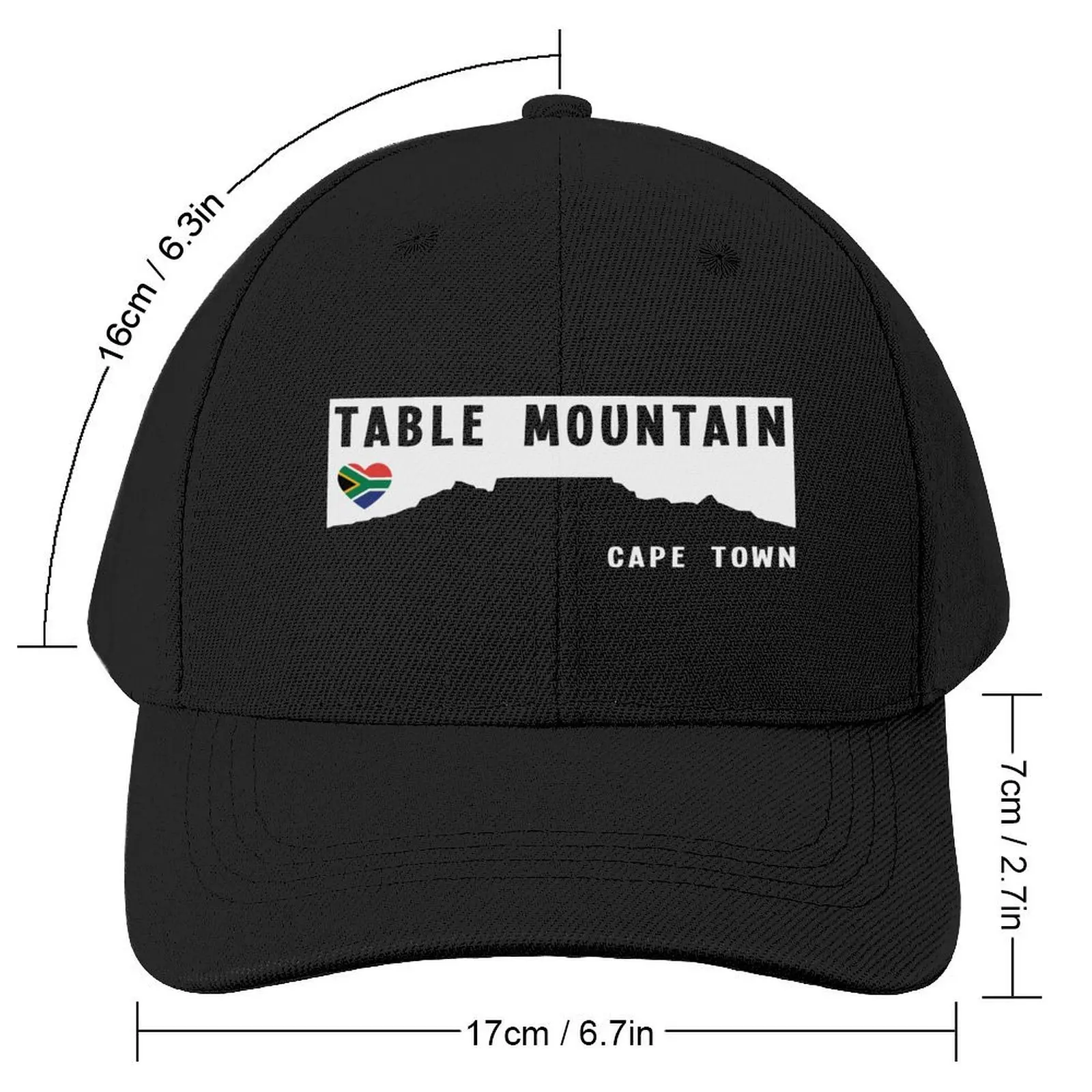 Table Mountain Cape Town Table Mountain Cape Town South Africa Baseball Cap hiking hat Snap Back Hat For Girls Men's