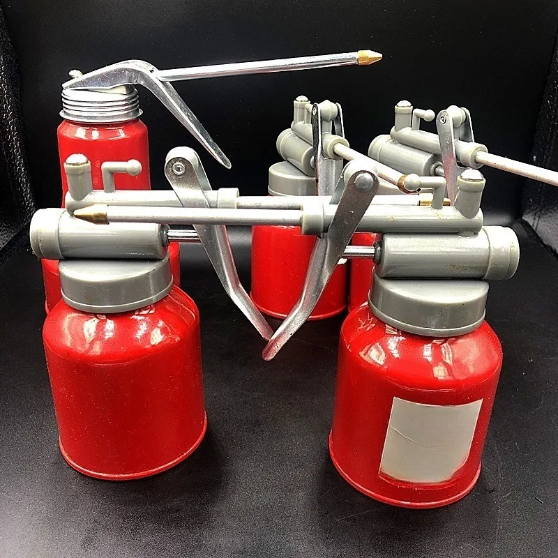 Olla de aceite para máquina con cubierta de aluminio de alta presión, olla de aceite para el hogar de 250ml, pistola de aceite para máquina de 350ml, herramientas de hardware