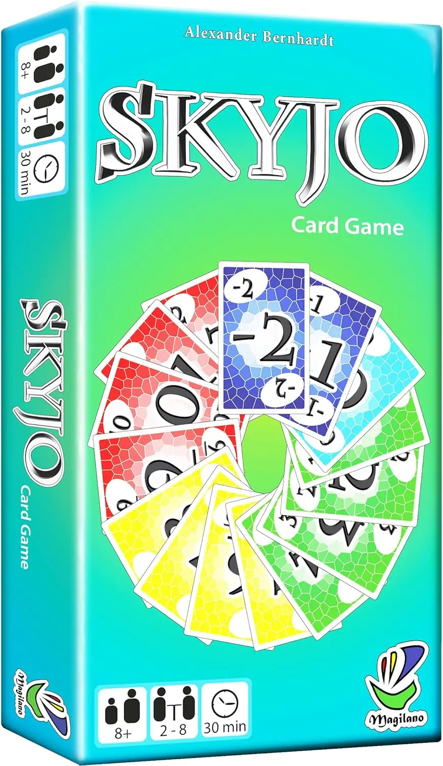 Skyjo Board Games Card Party of Tables for The Whole Family Deck Box Wit Social Collective Games Children\'s Tapis Poker Social