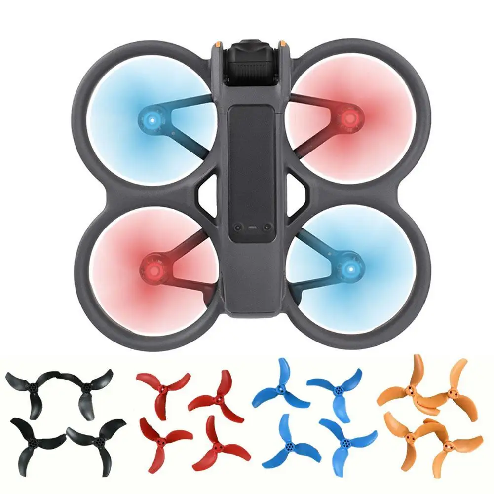 New for dji Avata 2 Drone Colorful Propeller Repair Replace Paddle Blades Wings Spare Parts Propeller Storage Box Accessories