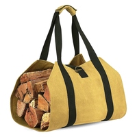 Tote Bag Firewood Tote Bag Waterproof Heavy Duty Log Carrier Wood Carrying Bag With Handles For Outdoor Camping Trip