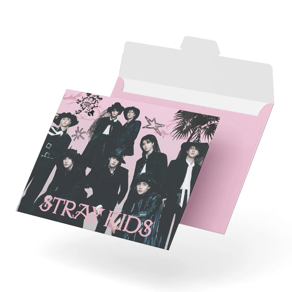 حزمة بطاقات مفاجأة للأطفال من Stray Kids SKZOO مكونة من 144 قطعة بدون تكرار 5 + 1 مجموعة ألبوم مغلف بطاقات LOMO لمحبي بطاقات المعايدة Celebr