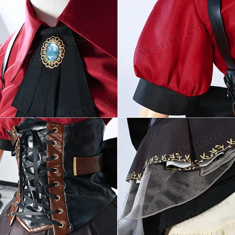 

CyBand Dream Sakiko Togawa Wakaba Mutsumi Косплей Костюм Парик Сценические наряды Комплект одежды для женщин Платье для ролевых игр