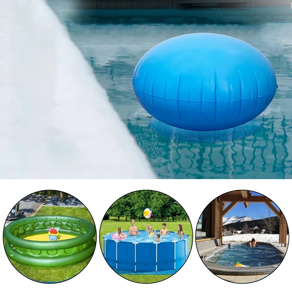 2pcs Winter Pool Pillow Set 120cm/150cm 3meter Rope For Pool Cover Inflatable Pool Pillow Set Winter Pool Mat For Pool Cover