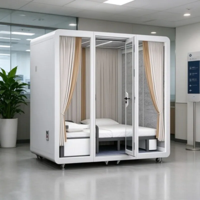 Modern Office Pods Soundproof Booth with Insulation for Home Office & Office Building-Modular Design Wholesale Price