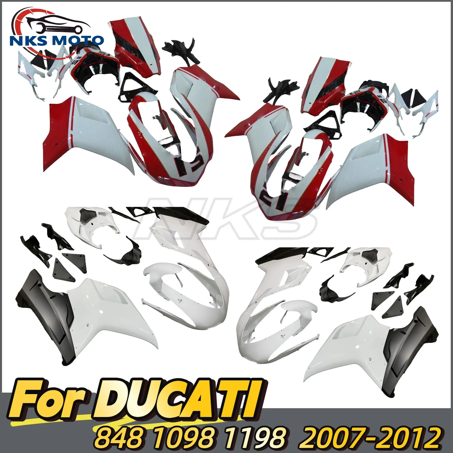 

Rear Seat Cover For Ducati EVO 848 1098 1198 2007-2012 Rear Pillion Passenger Cowl ABS Motorcycle Accessories Fairing