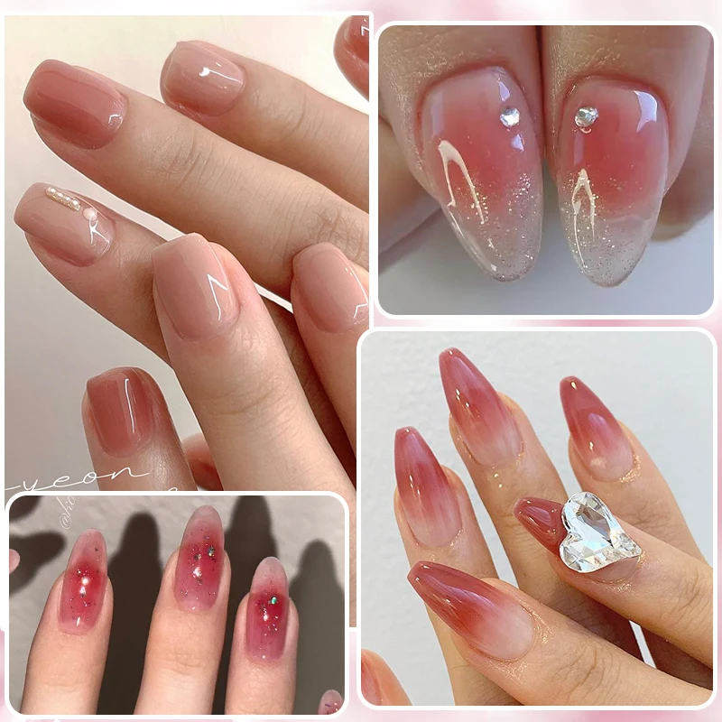 UR SUGAR 7ML Jelly Nude Rubber Base Gel Crystal traslucido Color Construction Gel UV Semi permanente Soak Off UV LED vernice