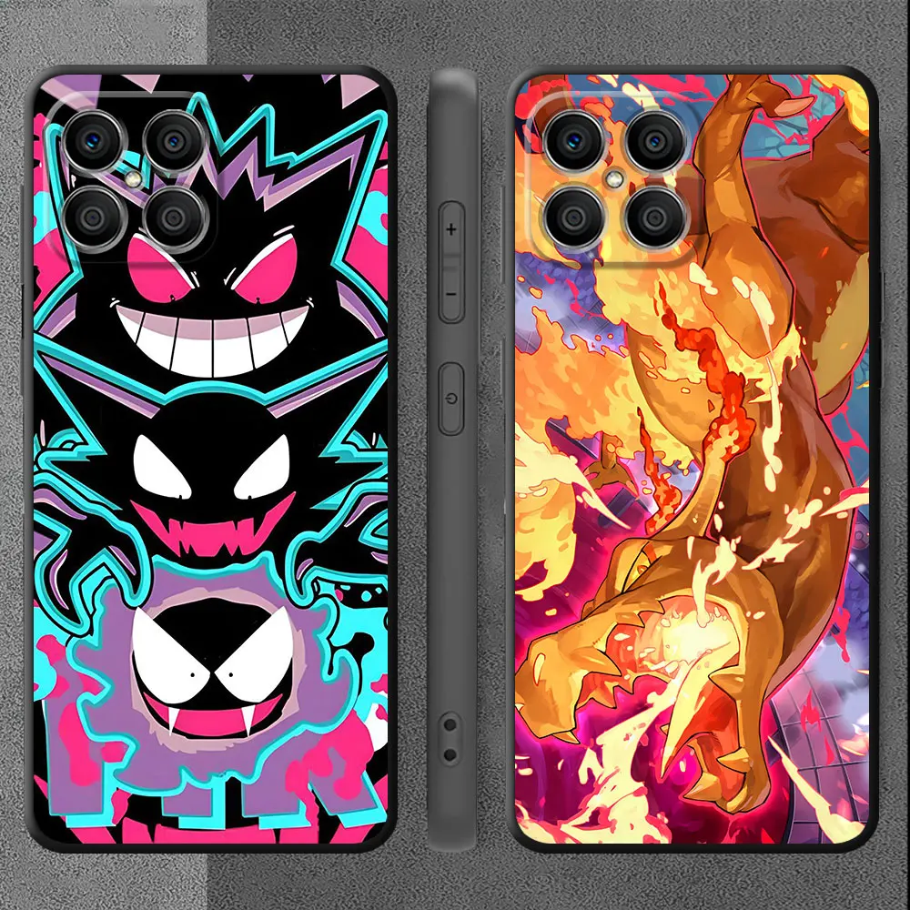 Case For Huawei Honor X8 8X X9a X7 90 Lite 70 50 20 P30 Pro P40 Y9 2019 P Smart Z Soft Funda Phone Cover Game Pokemon Gengar Sac