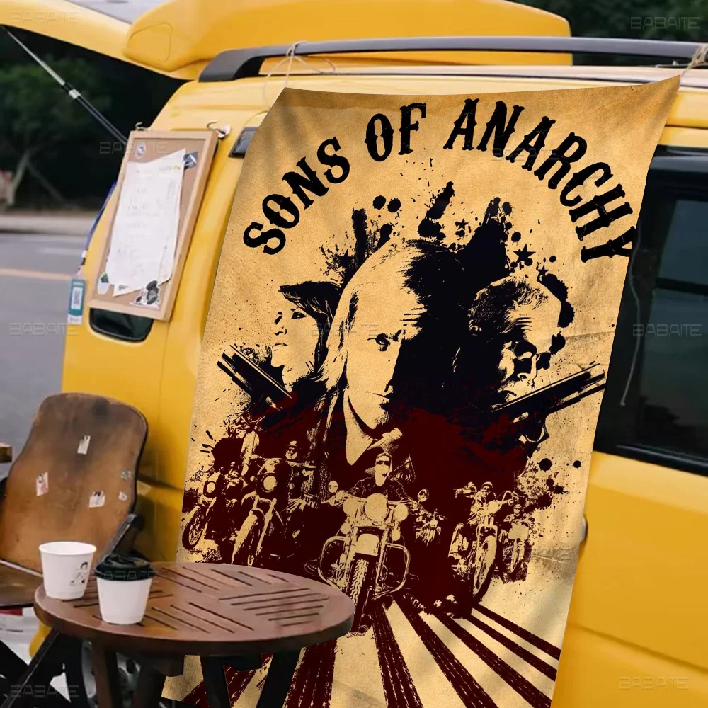 Son Of Anarchy Banner INS Style Outdoor Party Decoration Atmosphere Flag