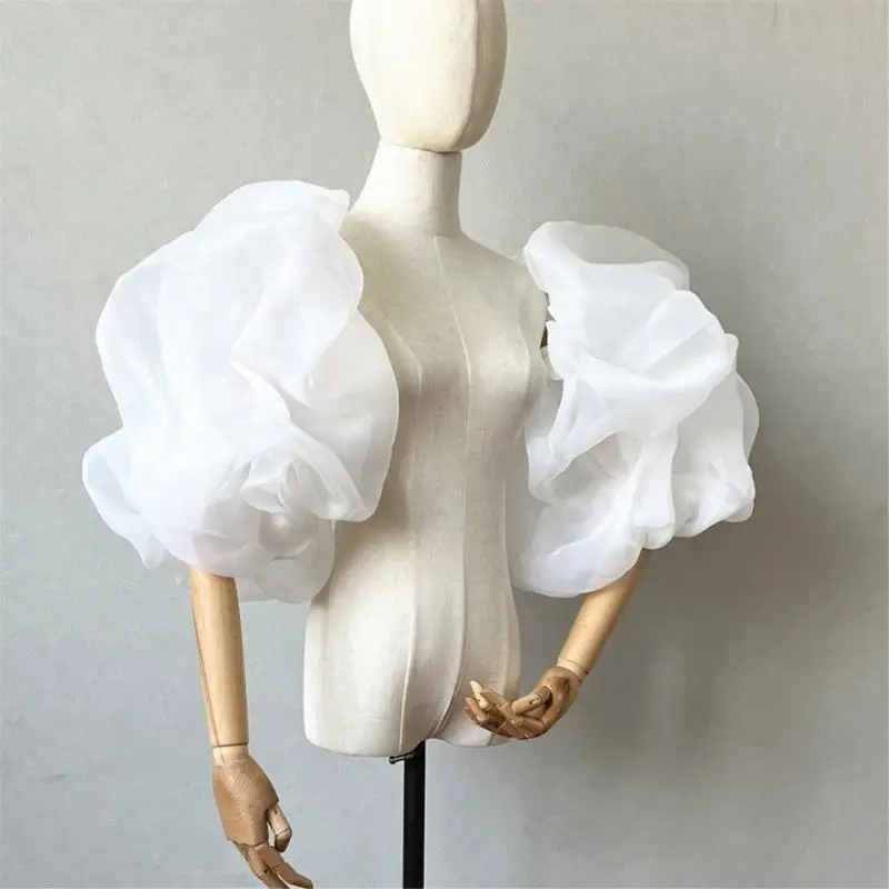 Cubras accesorios boda mangas brazo extraíbles para vestidos noche para vestidos noche