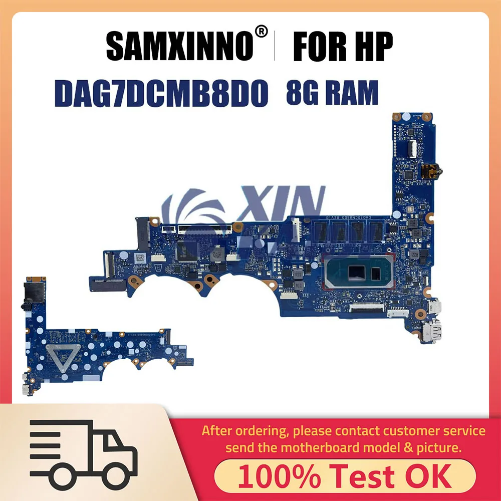 

Laptop Motherboard For HP Pavilion 13-AN L68367-601 L68368-601 DAG7DCMB8D0 Notebook Mainboard with I3 I5 I7 10th 8G RAM