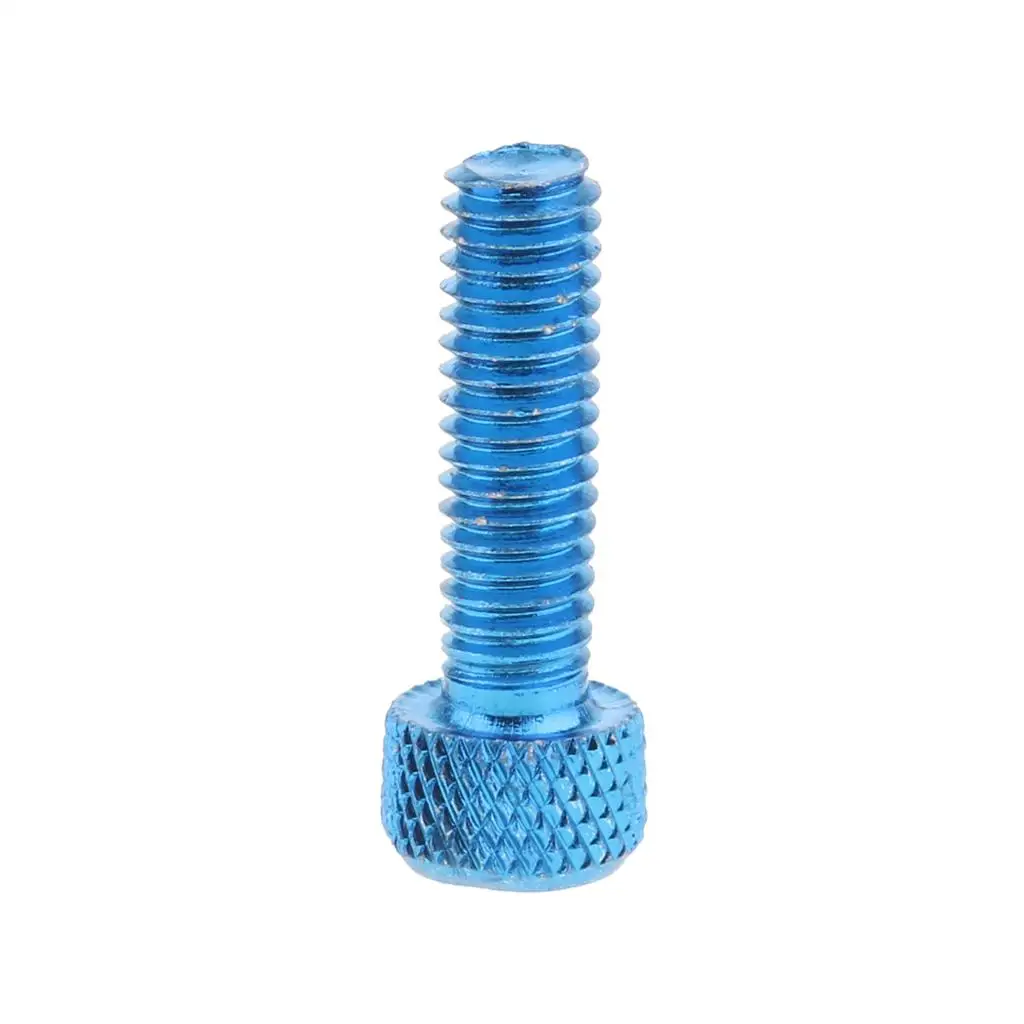 

Hex Head Socket Cap Screw M6x20mm Blue Aluminum Durable Bolt for Bicycle Repair and Upgrade
