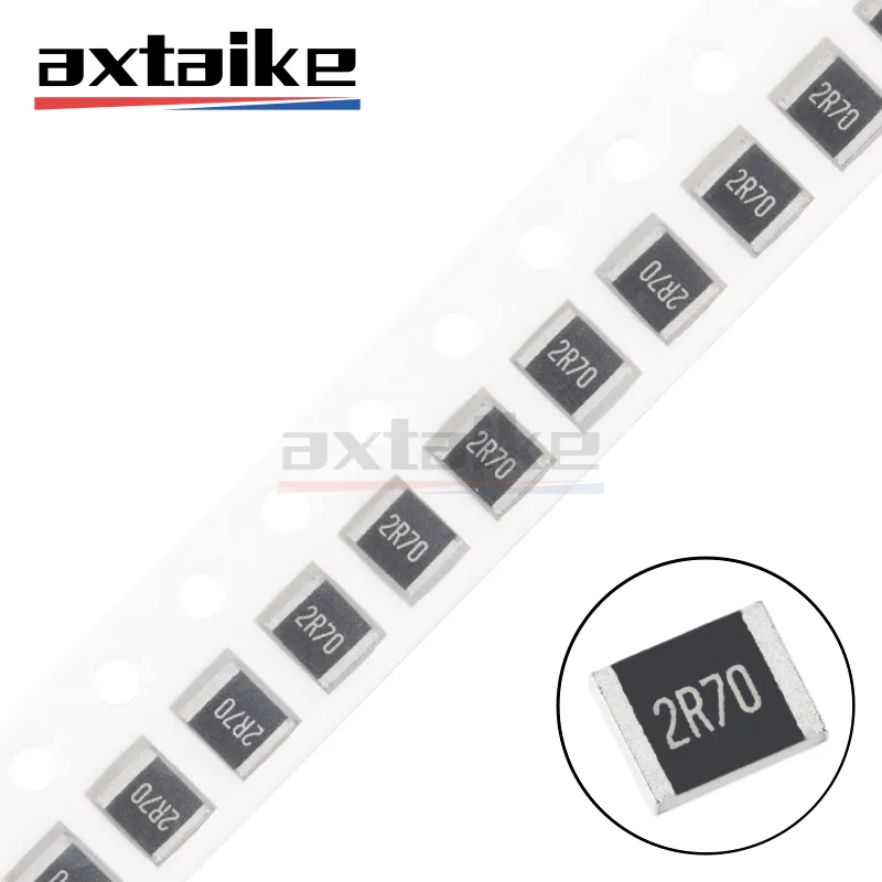 100PCS 1% 0R - 10M 1210 SMD Resistor 1/2W 1 2.2 3.3 4.7 5.1 10 22 33 47 100 150 220 330 470 510 680 910 Ohm K Ω 1K 2.2K 10K 47K