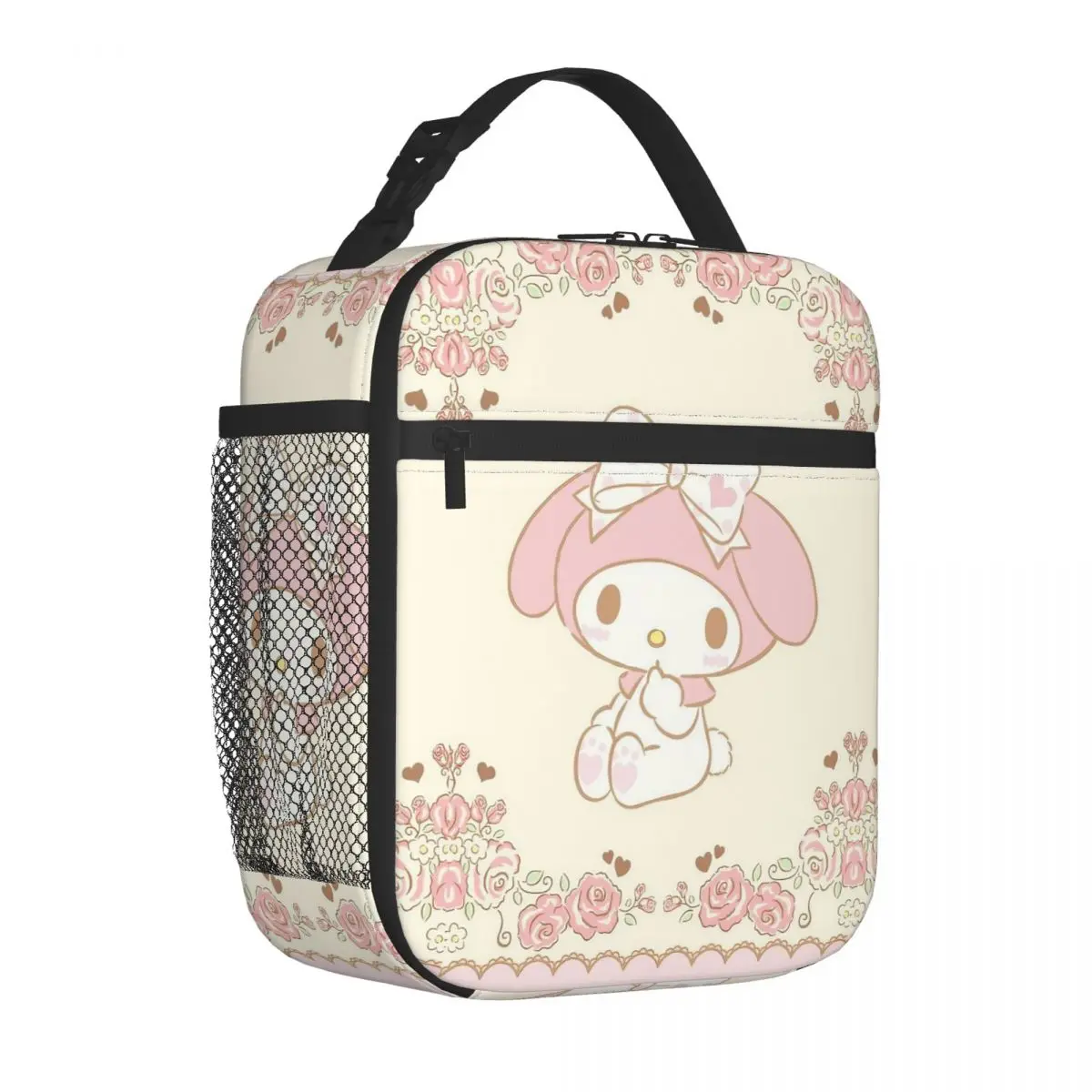 

Kawaii Cute My Melody изолированные сумки для обеда, большой контейнер для еды, термосумка, сумка для обеда, сумка для еды для колледжа, пикника