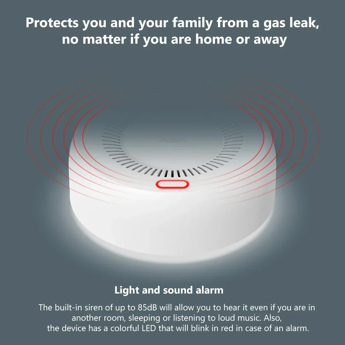 Aqara Smart Natural Gas Detector Zigbee 3.0 Gas Leakage Sensor Home Security Alarm System Monitor for Mi Home Apple Homekit APP