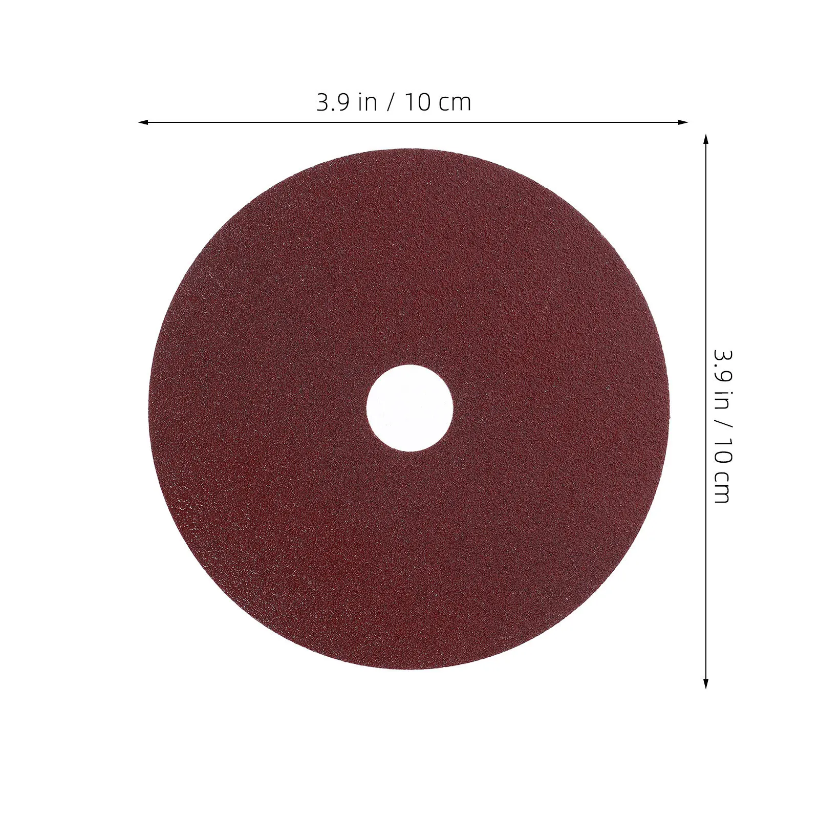 25 Stück 3,93 Zoll 120 Körnung Winkelschleifer Schleifscheiben zum Polieren von Holz, Metall, Möbeln, feines Schleifpapier