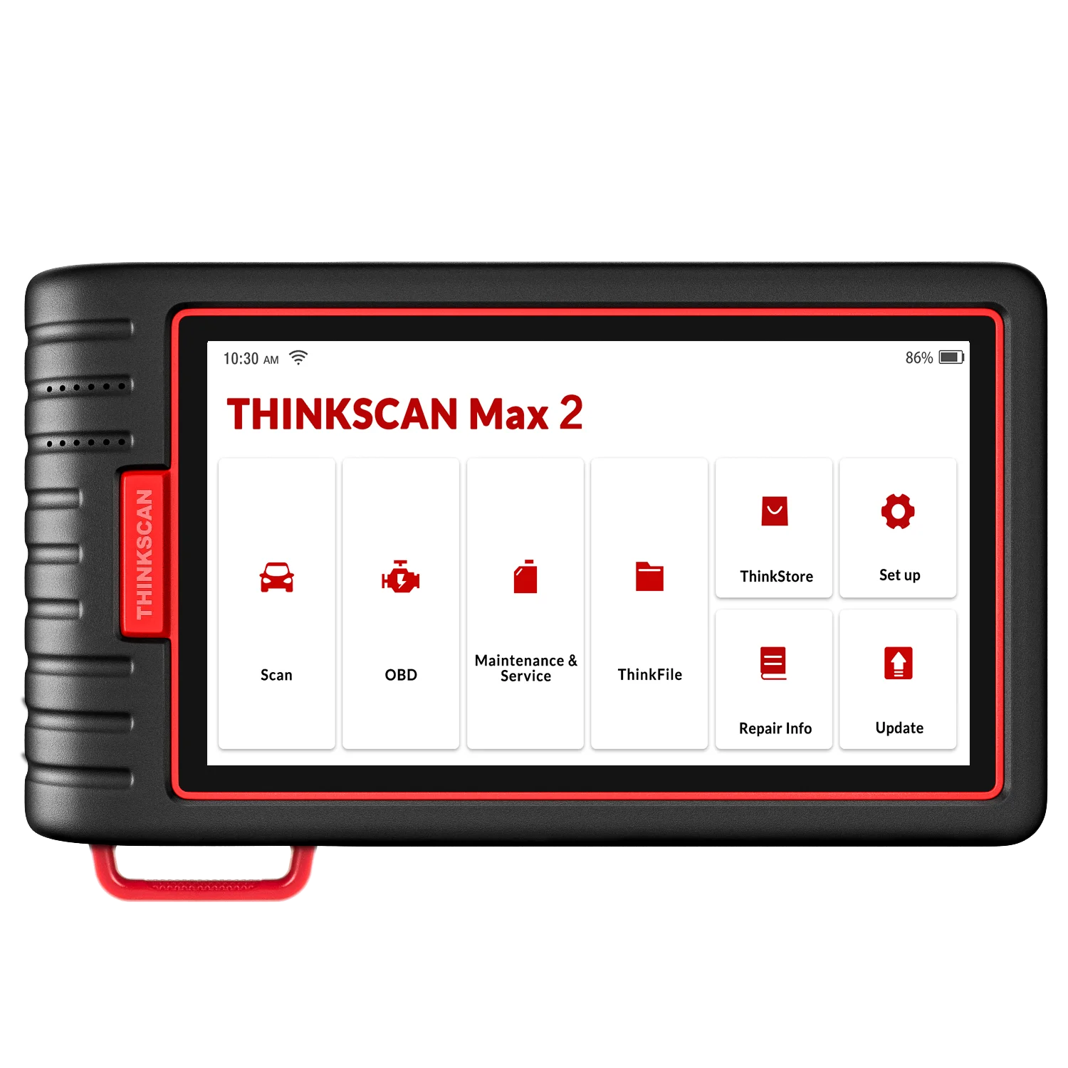 For THINKCAR Thinktool ThinkScan Max 2 Full system Lifetime free AF DPF IMMO 28 Reset ECU Coding OBD2 Scanner Support