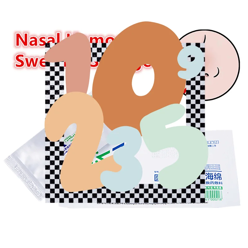 

1 шт., медицинская кровоостанавливающая губка из ПВА, одноразовая губка для носовой повязки для кровотечения носа, упаковка носовой полости, аэмостаз