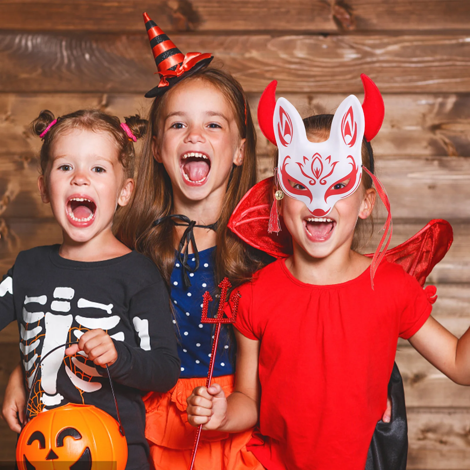 

Unique Appearance Fox Mask Prop Eye Catching Comfortable Wear Long Time Suitable Parties Festivals Performances Creative Selfie