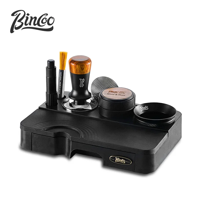 

BINCOO Coffee Powder Hammer, Dispenser, Storage Base, Slag Box (Knock Box) – 51-58mm Universal Coffee Utensils Set.
