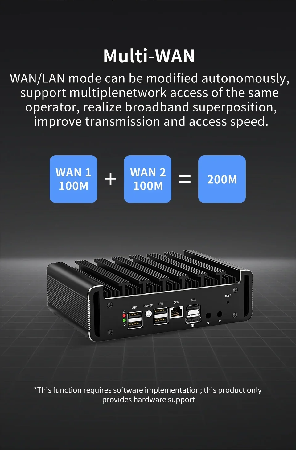 X G31 N100 Soft Router Fanless Mini PC 6x I226 2.5G LAN HD DP PfSense Firewall Appliance ESXI AES-NI