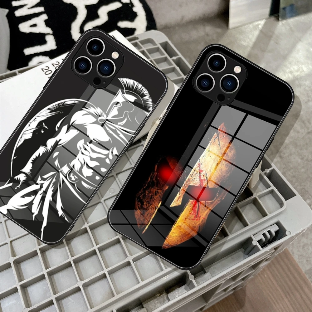 ACT action game Spartan Phone Case Tempered Glass For IPhone 16 15 14 13 12 Pro Max Plus Samsung S24 S23 A55 A54 Covers