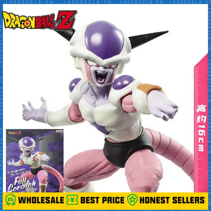 

Bandai Original 16cm Dragon Ball Z Frieza Figure Anime Action Figure Freezer Full Scratch Dbz Banpresto Model Kids Toy Gift