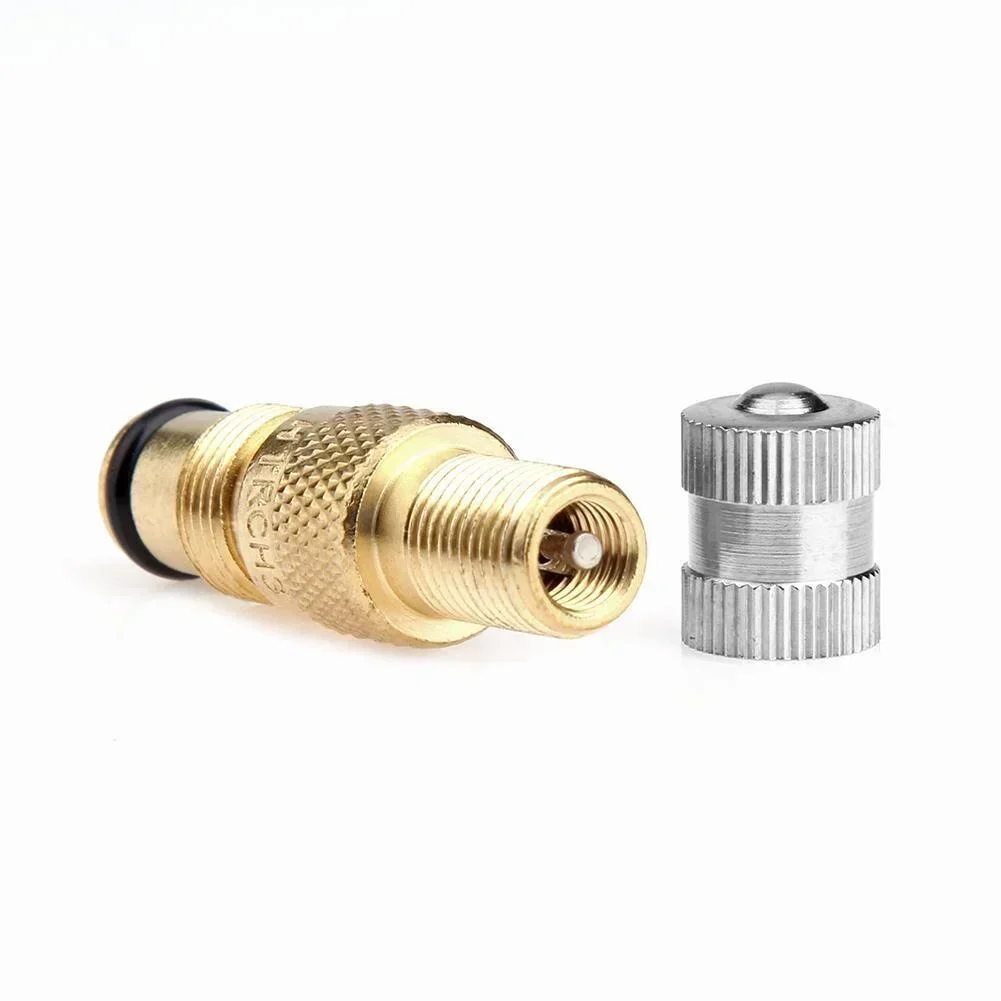 High Quality New Practical Valve Stem Air Water Tire 38x10x10mm Accessory Chrome Set Complete Core Housing Gold