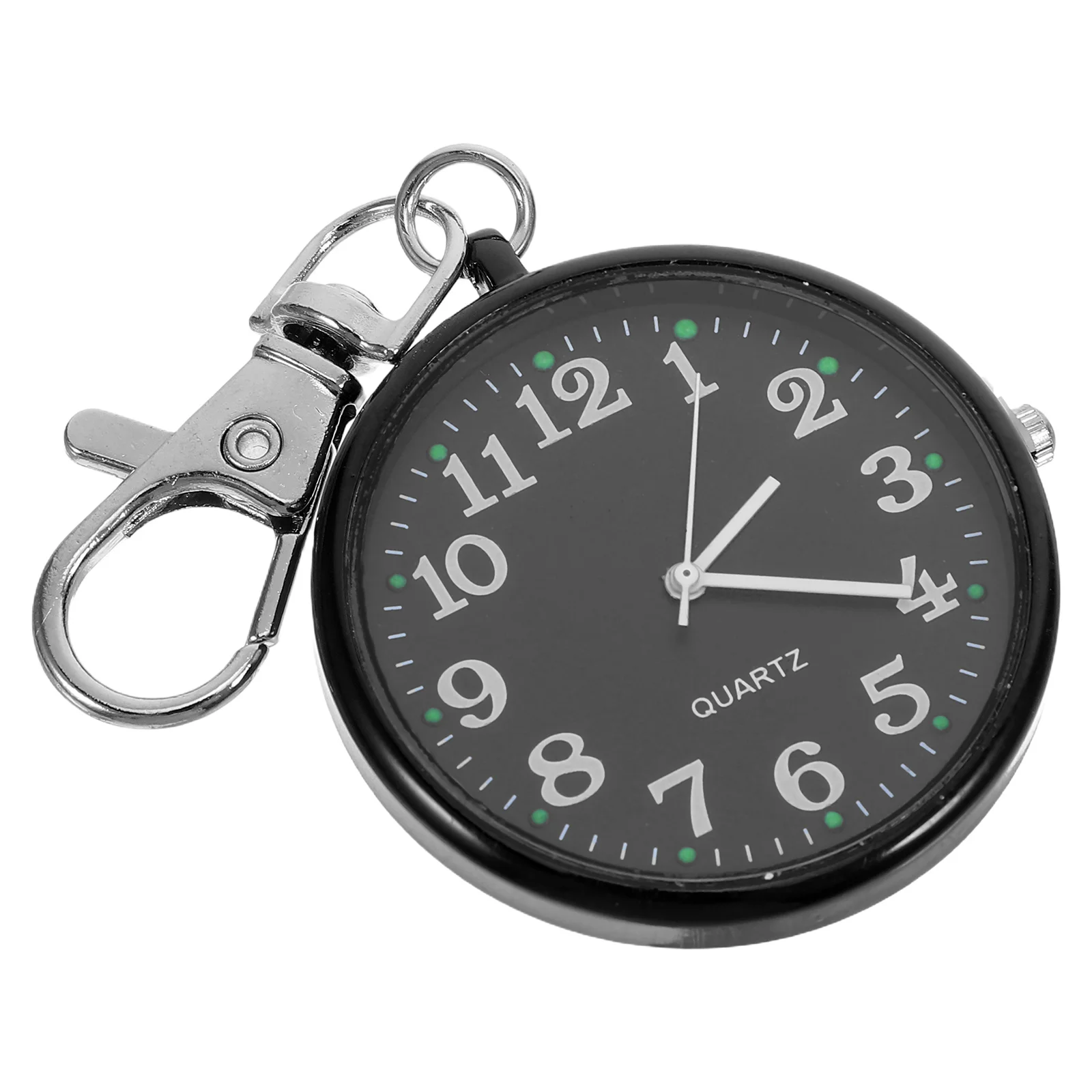 

Nurse Pocket Watch Keychain Clip Clip-on Portable Hanging Fob Watch for Doctors Students Women Lightweight Stylish Accurate